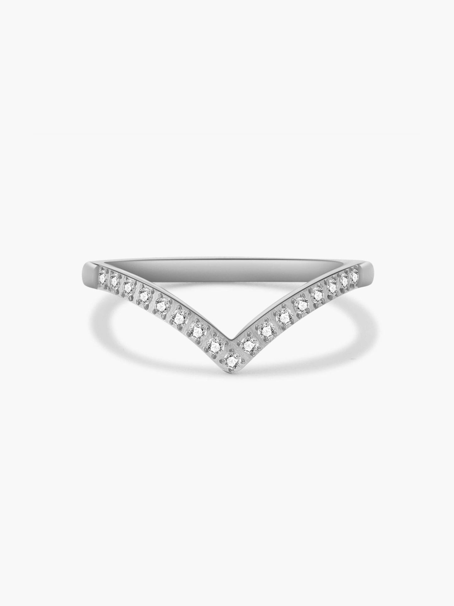 Bague Zariah en strass taille V